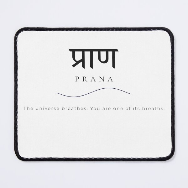 Item preview, Prana Sanskrit Philosophy — The Universe Breathes You Are One Of Its Breaths designed and sold by TattvaCo.