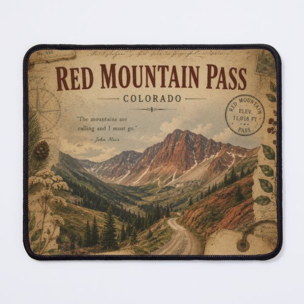 Item preview, Red Mountain Pass Colorado | San Juan Mountains | Alpine Scenic Route designed and sold by CosmicAnomaly.