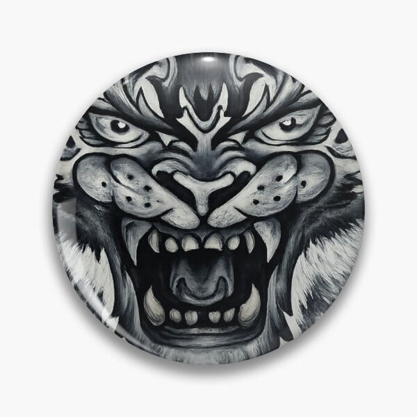 Item preview, white tiger head designed and sold by DeatheGreapeR.