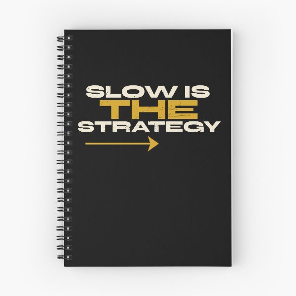 Item preview, Slow Strategy Minimalist Black Print designed and sold by Nuiicha65.