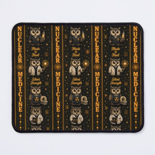 Item preview, Cute Owl Nuclear Medicine Technologist Pattern Shower Curtain – Retro Healthcare Mascot Decor for Nuclear Medicine Week, Radiology Appreciation Gift, Medical Bathroom Art designed and sold by ClinicalHubs.