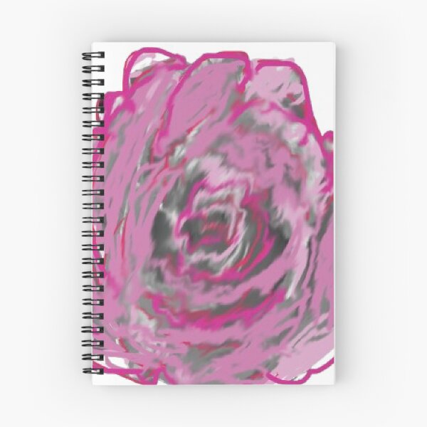 Item preview, Abstract Pink and Grey Rose Scribble Digital Art designed and sold by BalkanBloom.