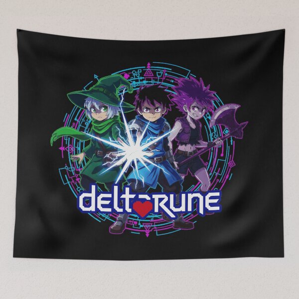 Item preview, Deltarune Kris Susie Ralsei Video Game Fan designed and sold by QuentinHarrow.