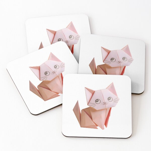 Item preview, Cute Origami Cat – Vet Friendly Cat Lover | Kawaii Kitten Design designed and sold by Bettybee00.