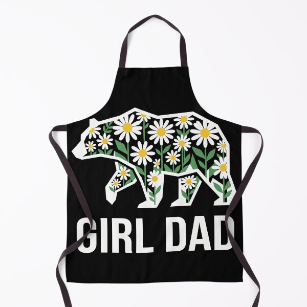 Item preview, Floral Papa Bear Girl Dad Daisy Silhouette designed and sold by TeNovaStudio ⭐⭐⭐⭐⭐.