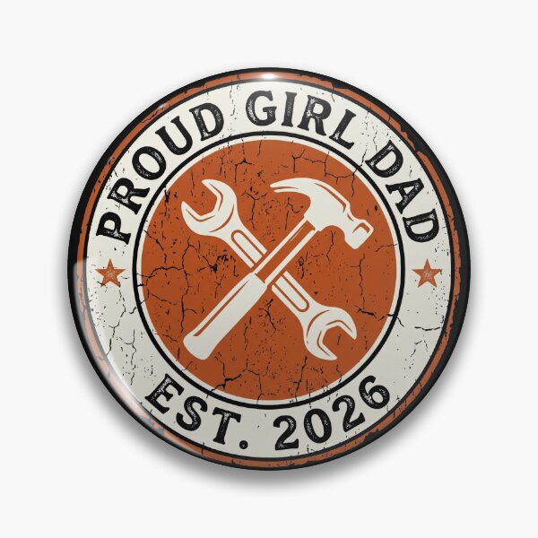 Item preview, Vintage Handyman Proud Girl Dad Est 2026 designed and sold by TeNovaStudio.