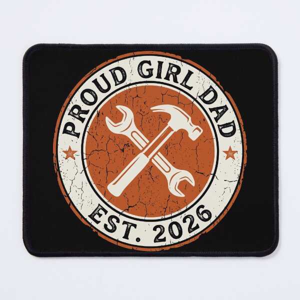 Item preview, Vintage Handyman Proud Girl Dad Est 2026 designed and sold by TeNovaStudio.
