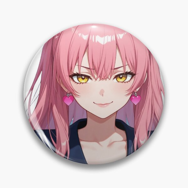 Item preview, Cheeky anime schoolgirl with pink hair, waifu designed and sold by Shirt-Otakus.