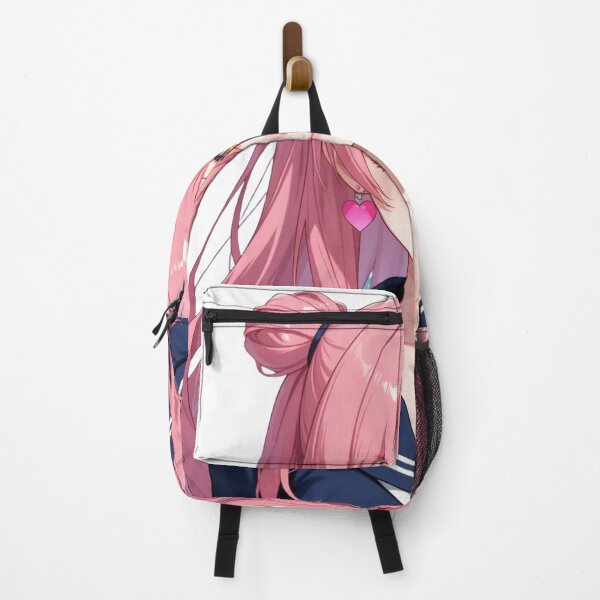 Item preview, Cheeky anime schoolgirl with pink hair, waifu designed and sold by Shirt-Otakus.
