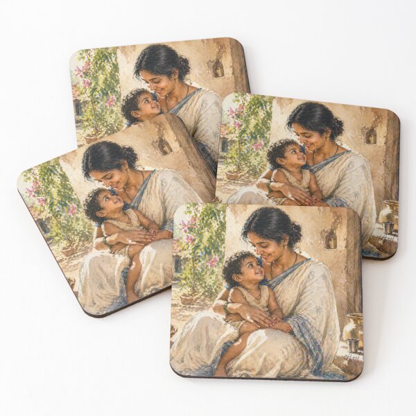Item preview, Proud mother from rural India  designed and sold by AcmsArtShop.