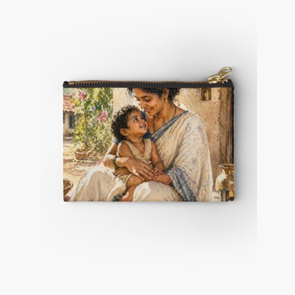 Item preview, Proud mother from rural India  designed and sold by AcmsArtShop.