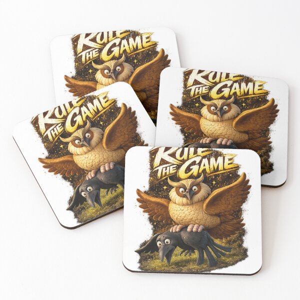 Item preview, Rule the Game - Owl and Raven  designed and sold by Gowoo Lifestyle.