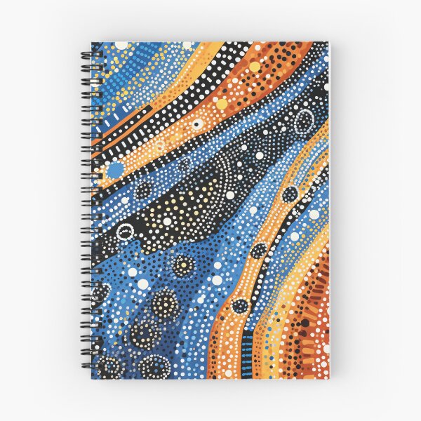 Item preview, Aboriginal Inspired Dot Art - Traditional Landscape designed and sold by GrinGalore.