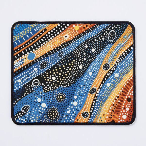 Item preview, Aboriginal Inspired Dot Art - Traditional Landscape designed and sold by GrinGalore.