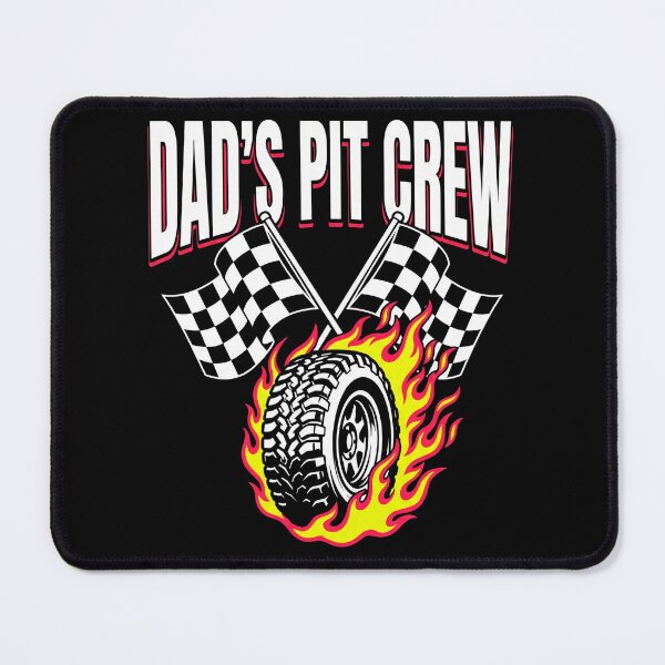 Item preview, Dad's Pit Crew Flaming Tire Racing designed and sold by TeNovaStudio.