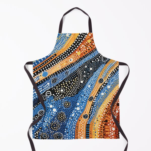 Item preview, Aboriginal Inspired Dot Art - Traditional Landscape designed and sold by GrinGalore.