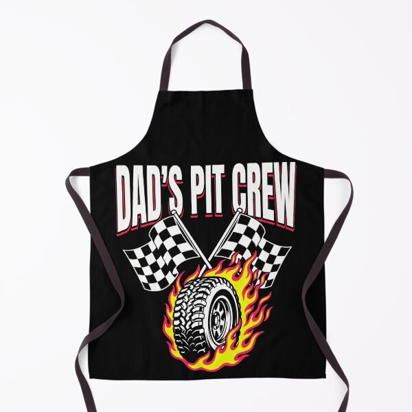 Item preview, Dad's Pit Crew Flaming Tire Racing designed and sold by TeNovaStudio.