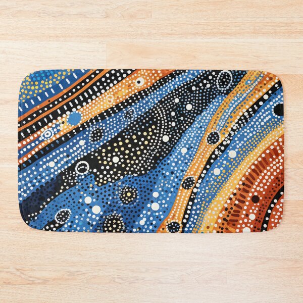 Item preview, Aboriginal Inspired Dot Art - Traditional Landscape designed and sold by GrinGalore.