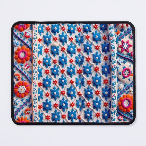Item preview, Kermina Suzani Uzbekistan Embroidery Print designed and sold by Vicky Brago-Mitchell®.