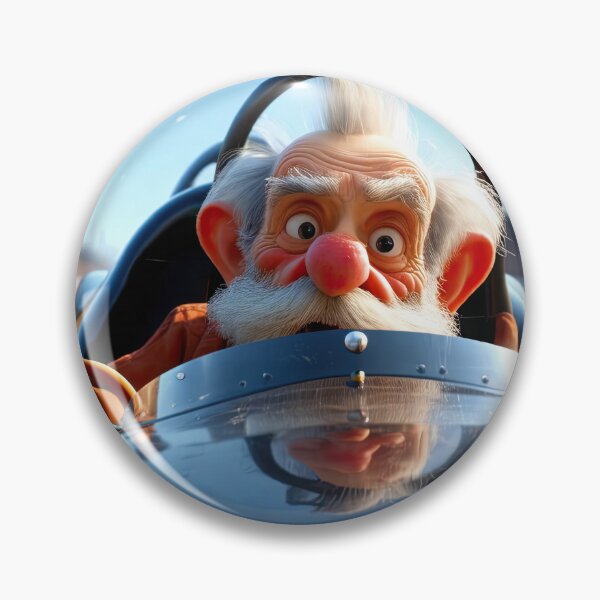 Item preview, Old Man driving a formula 1 race car designed and sold by Colin Bentham.