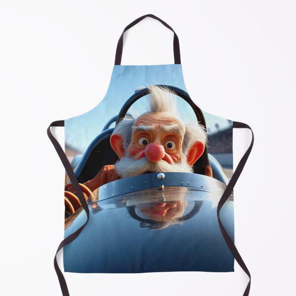 Item preview, Old Man driving a formula 1 race car designed and sold by Colin Bentham.