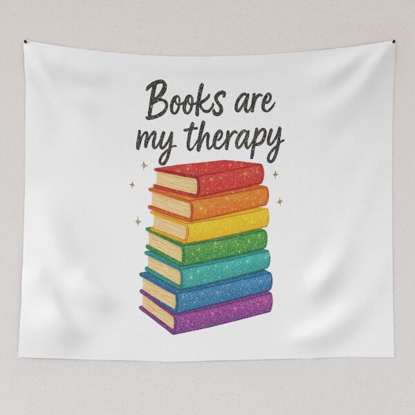 Item preview, Cute colorful reader quote designed and sold by BookedAndDesign.