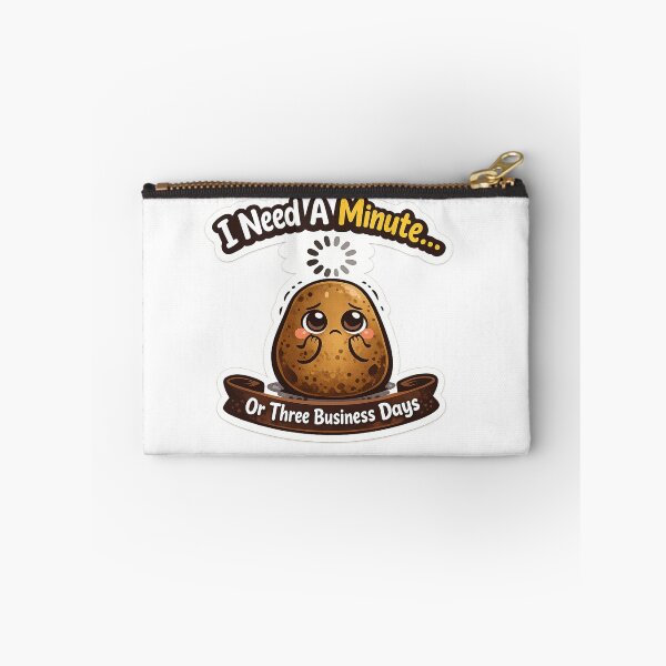 Item preview, I Need a Minute Funny Mood Sticker designed and sold by Jyotisima8929.