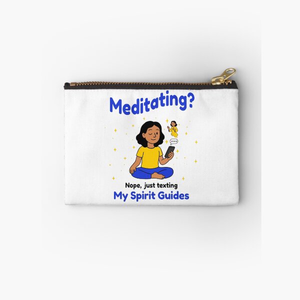 Item preview, Meditating? Nope, just texting my Sporit Guides designed and sold by cgrafix.