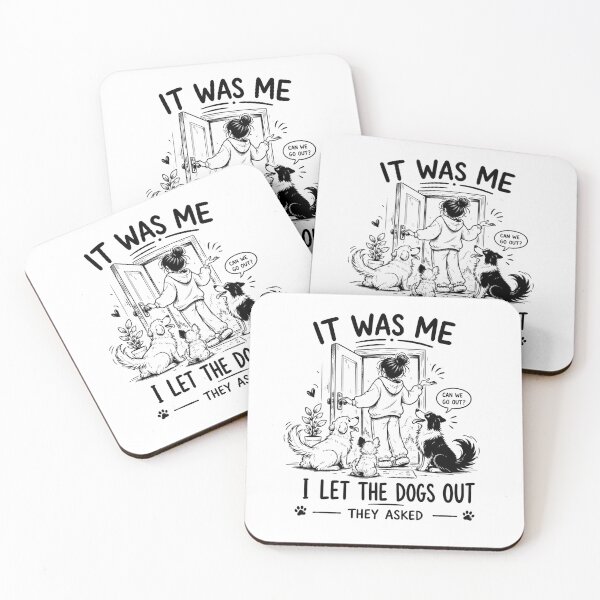 Item preview, It Was Me I Let The Dogs Out They Asked – Funny Dog Owner Shirt designed and sold by La-Nuna.