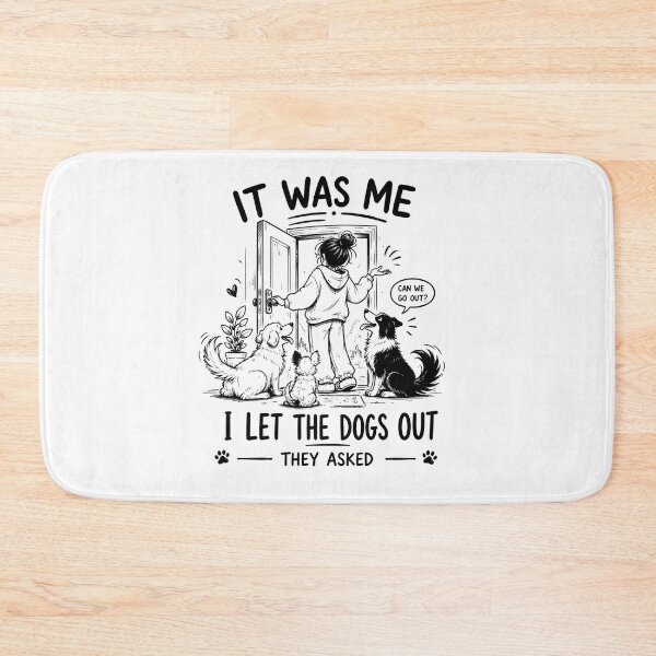 Artikelvorschau, It Was Me I Let The Dogs Out They Asked – Funny Dog Owner Shirt entworfen und verkauft von La-Nuna.