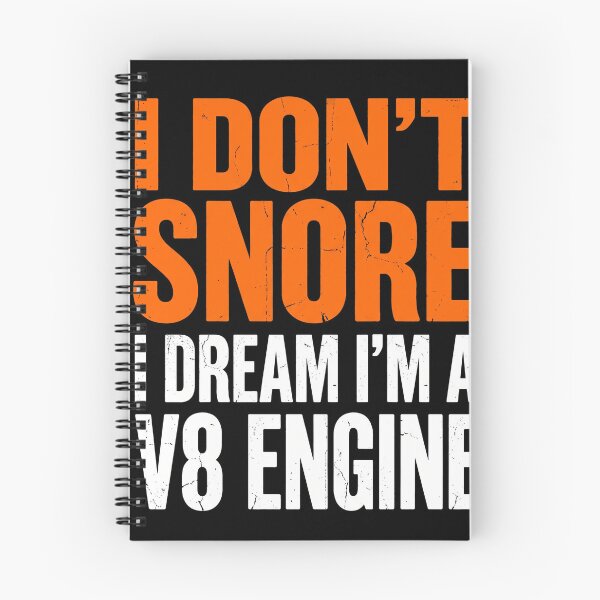 Item preview, Funny V8 Engine Snoring Car Enthusiast Dad Joke designed and sold by TeNovaStudio.