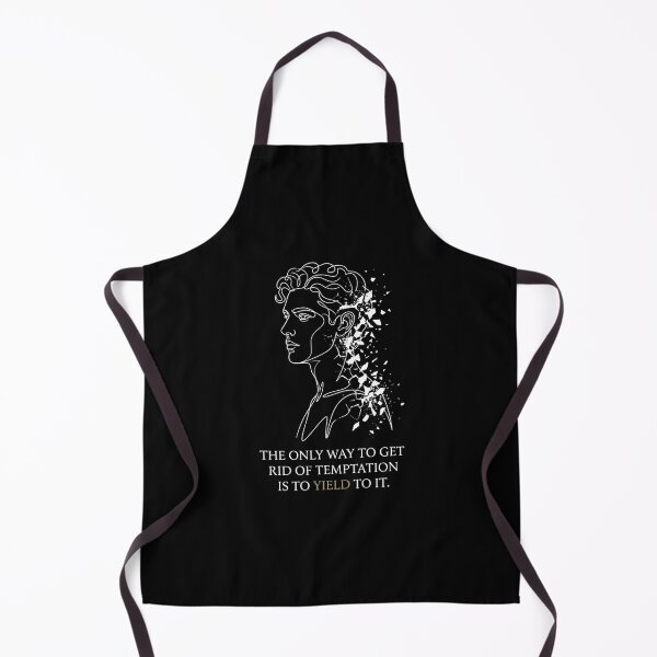 Item preview, Yield To Temptation Dorian Gray Oscar Wilde Shattered Line Art designed and sold by Fenay Designs.