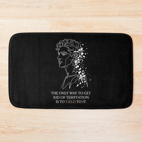 Item preview, Yield To Temptation Dorian Gray Oscar Wilde Shattered Line Art designed and sold by Fenay Designs.