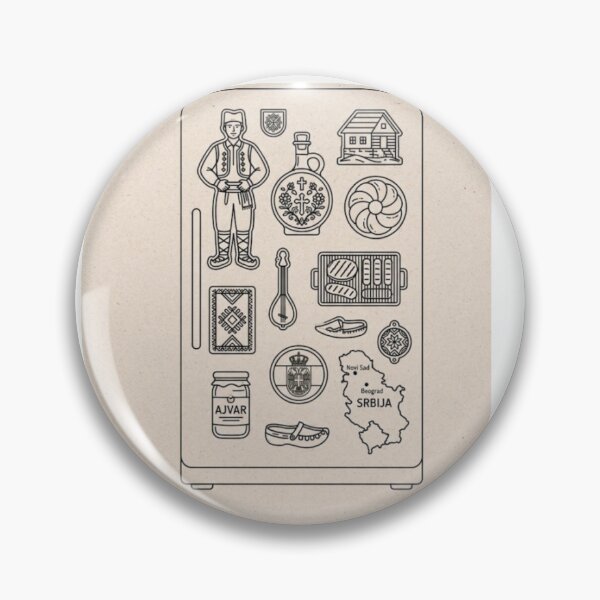 Item preview, Balkan Travel Influencers Funny Fridge Magnet Design designed and sold by Mastalina99.
