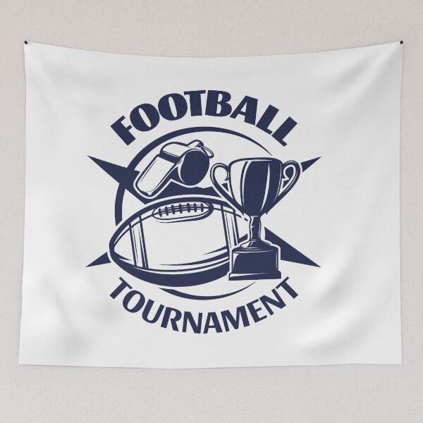 Item preview, Vintage Football Tournament Champion Trophy Whistle Sticker designed and sold by topprinting.