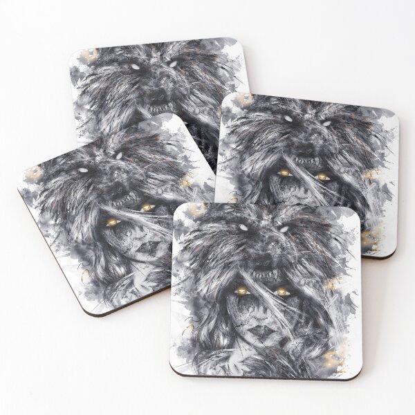 Item preview, wolf art designed and sold by Saint Arts Studio.