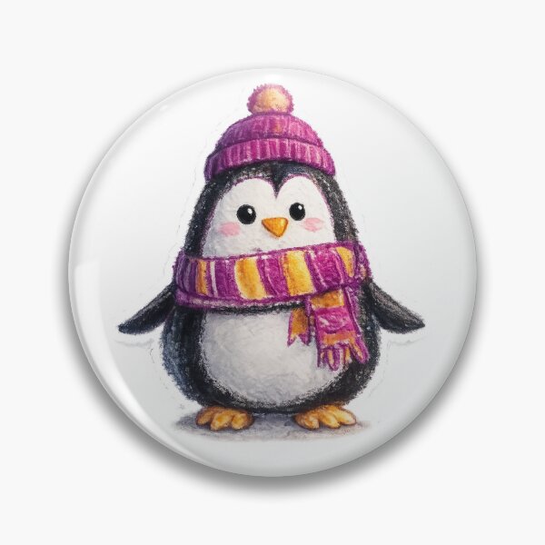 Item preview, penguin with scarf designed and sold by DeatheGreapeR.