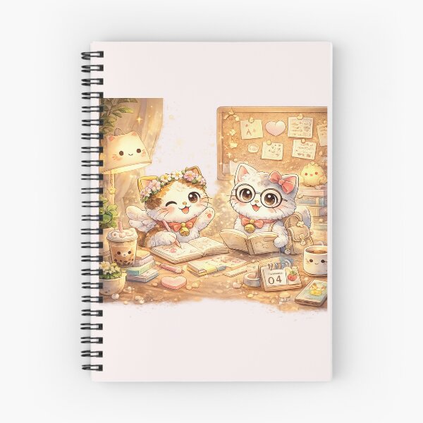 Item preview, Mochi & Lumi – Cozy Study Time with Mochi & Lumi designed and sold by Mochi Studio.