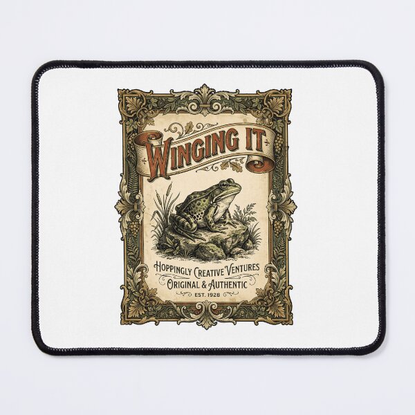 Item preview, Vintage Frog Illustration Art, Ornate Nature Design, Retro Wildlife Aesthetic designed and sold by graphixpolash.