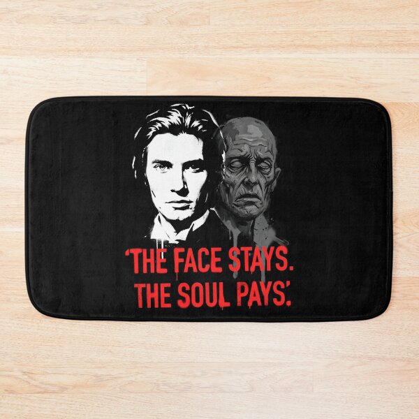 Item preview, The Face Stays The Soul Pays Dorian Gray Street Art Portrait designed and sold by Fenay Designs.