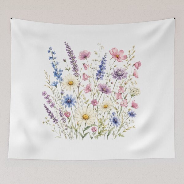 Item preview, Botanical Cottagecore Floral Illustration designed and sold by PetalGarden.
