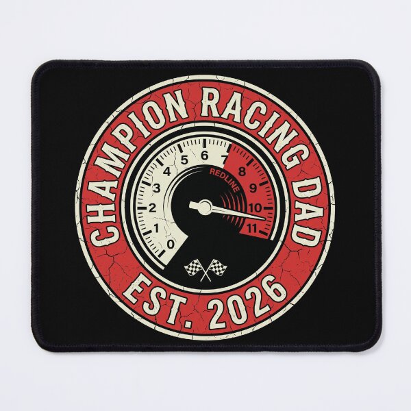 Item preview, Vintage Champion Racing Dad Est 2026 Tachometer designed and sold by TeNovaStudio.
