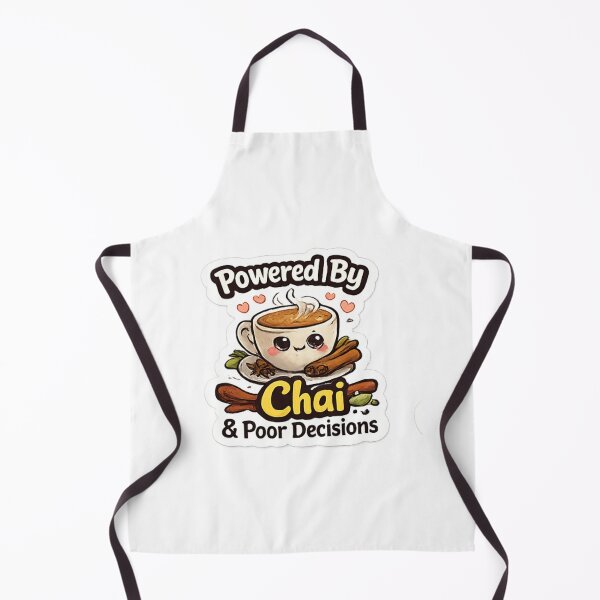 Item preview, Powered by Chai & Good Vibes Sticker designed and sold by Jyotisima8929.