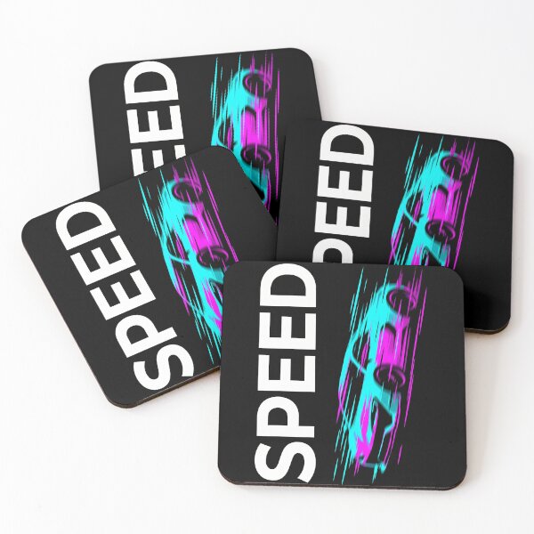 Item preview, Neon Vaporwave Glitch Speed Car designed and sold by TeNovaStudio ⭐⭐⭐⭐⭐.