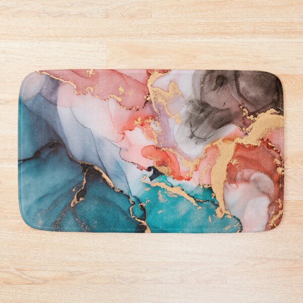 Item preview, Soft waves of translucent colors with flashes of gold designed and sold by OtterFactory.