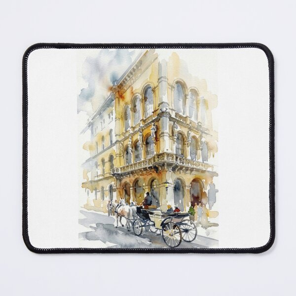 Item preview, Vienna Carriage Watercolor designed and sold by caracatita75.
