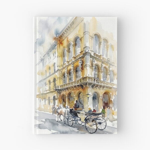 Item preview, Vienna Carriage Watercolor designed and sold by caracatita75.