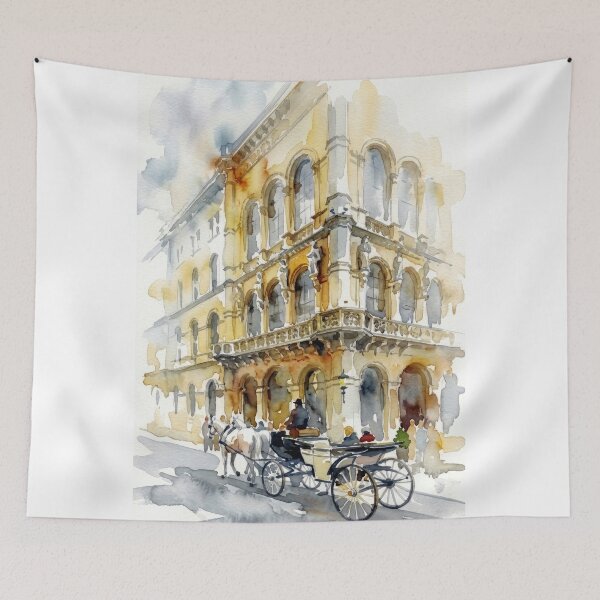 Item preview, Vienna Carriage Watercolor designed and sold by caracatita75.