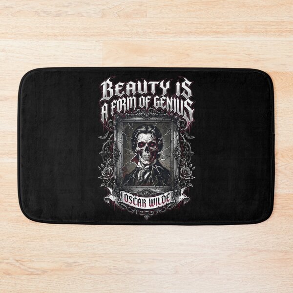Item preview, Dorian Gray Beauty Is A Form Of Genius Skull Portrait Oscar Wilde designed and sold by Fenay Designs.