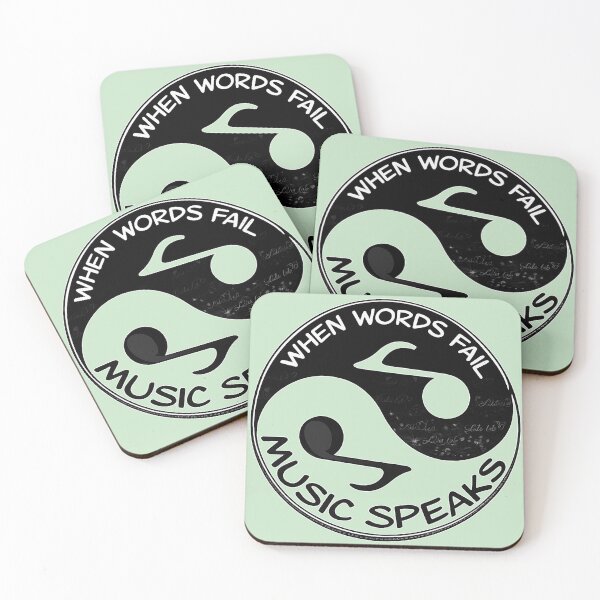 Item preview, When Words Fail Music Speaks designed and sold by LuluLeb.